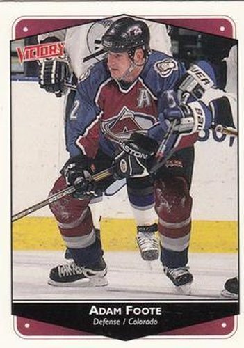 #82 Adam Foote - Colorado Avalanche - 1999-00 Upper Deck Victory Hockey