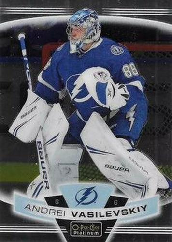 #82 Andrei Vasilevskiy - Tampa Bay Lightning - 2019-20 O-Pee-Chee Platinum Hockey