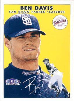 #82 Ben Davis - San Diego Padres - 2000 Fleer Tradition Baseball