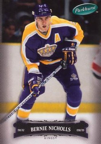 #82 Bernie Nicholls - Los Angeles Kings - 2006-07 Parkhurst Hockey