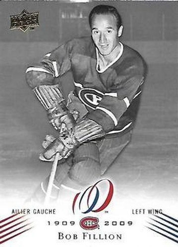 #82 Bob Fillion - Montreal Canadiens - 2008-09 Upper Deck Montreal Canadiens Centennial Hockey