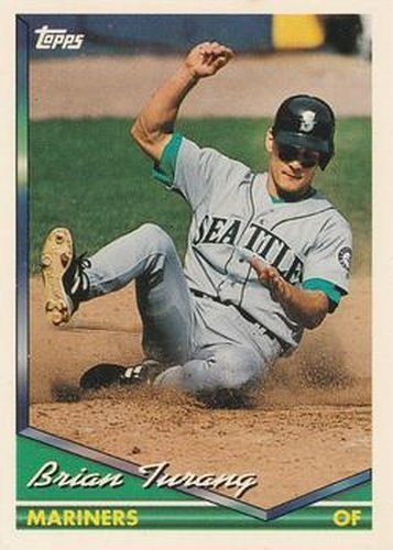#82 Brian Turang - Seattle Mariners - 1994 Topps Baseball