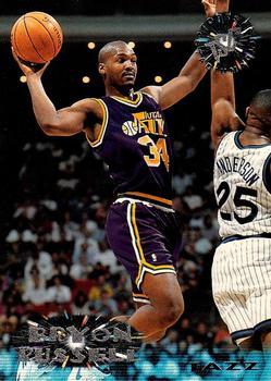 #82 Bryon Russell - Utah Jazz - 1995-96 Stadium Club Basketball