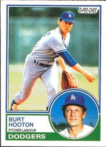 #82 Burt Hooton - Los Angeles Dodgers - 1983 O-Pee-Chee Baseball