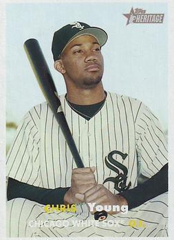 #82 Chris B. Young - Chicago White Sox - 2006 Topps Heritage Baseball
