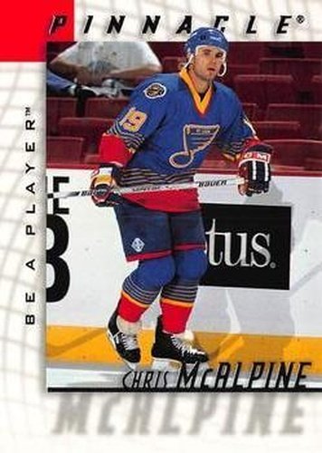 #82 Chris McAlpine - St. Louis Blues - 1997-98 Pinnacle Be a Player Hockey