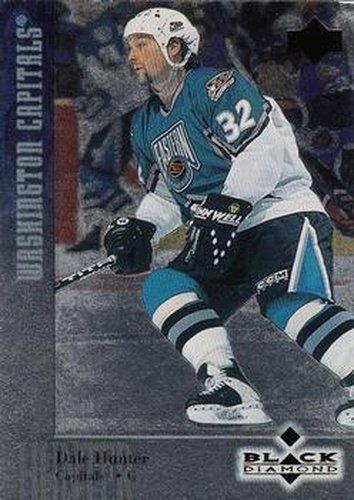 #82 Dale Hunter - Washington Capitals - 1996-97 Upper Deck Black Diamond Hockey