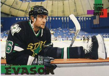 #82 Dean Evason - Dallas Stars - 1994-95 Stadium Club Hockey