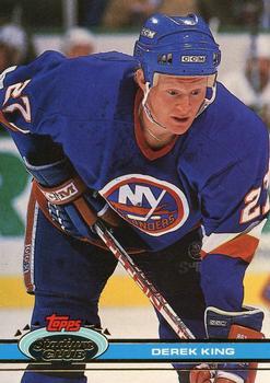 #82 Derek King - New York Islanders - 1991-92 Stadium Club Hockey