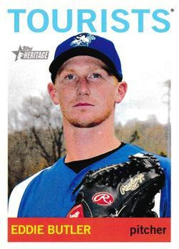 #82 Eddie Butler - Asheville Tourists - 2013 Topps Heritage Minor League Baseball