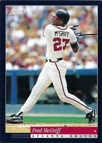 #82 Fred McGriff - Atlanta Braves -1994 Score Baseball