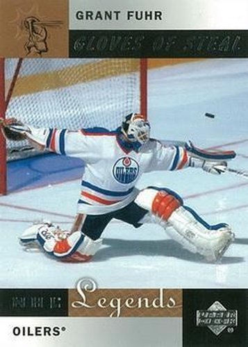 #82 Grant Fuhr - Edmonton Oilers - 2001-02 Upper Deck Legends Hockey