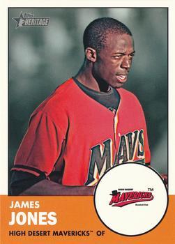 #82 James Jones - High Desert Mavericks - 2012 Topps Heritage Minor League Baseball