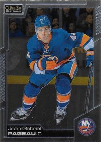 #82 Jean-Gabriel Pageau - New York Islanders - 2020-21 O-Pee-Chee Platinum Hockey