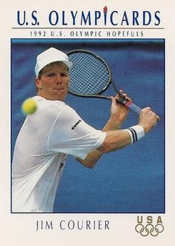 #82 Jim Courier - USA - 1992 Impel U.S. Olympic Hopefuls