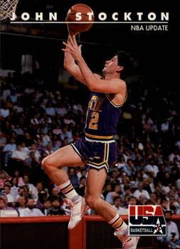 #82 John Stockton - USA - 1992 SkyBox USA Basketball