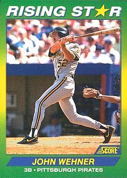 #82 John Wehner - Pittsburgh Pirates - 1992 Score 100 Rising Stars Baseball