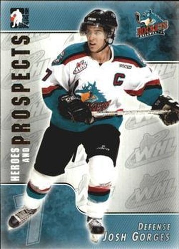 #82 Josh Gorges - Kelowna Rockets - 2004-05 In The Game Heroes and Prospects Hockey