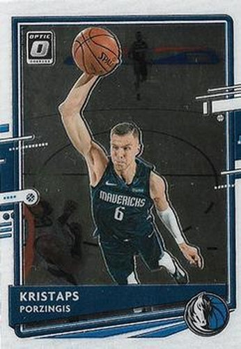 #82 Kristaps Porzingis - Dallas Mavericks - 2020-21 Donruss Optic Basketball
