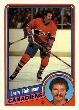 #82 Larry Robinson - Montreal Canadiens - 1984-85 Topps Hockey