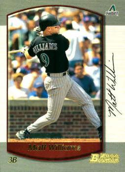 #82 Matt Williams - Arizona Diamondbacks - 2000 Bowman Baseball