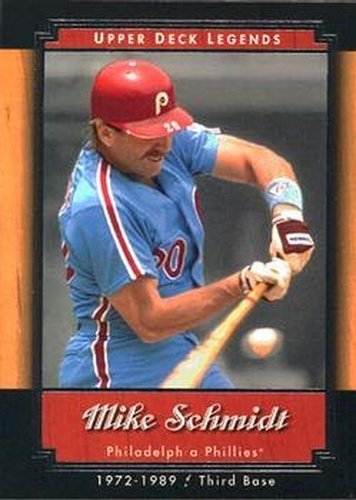 #82 Mike Schmidt - Philadelphia Phillies - 2001 Upper Deck Legends Baseball