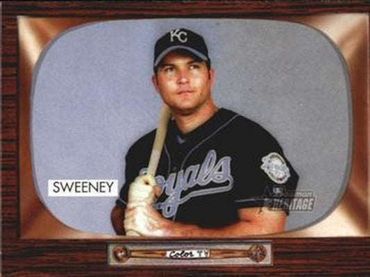 #82 Mike Sweeney - Kansas City Royals - 2004 Bowman Heritage Baseball