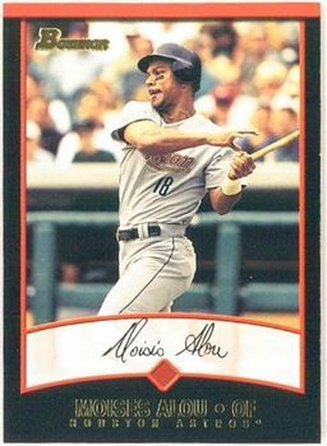 #82 Moises Alou - Houston Astros - 2001 Bowman Baseball