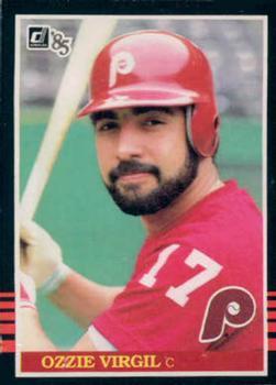 #82 Ozzie Virgil - Philadelphia Phillies - 1985 Donruss Baseball