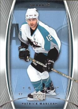 #82 Patrick Marleau - San Jose Sharks - 2007-08 Upper Deck Trilogy Hockey
