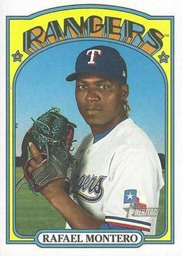 #82 Rafael Montero - Texas Rangers - 2021 Topps Heritage Baseball