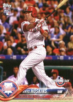 #82 Rhys Hoskins - Philadelphia Phillies - 2018 Topps Opening Day Baseball