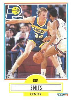 #82 Rik Smits - Indiana Pacers - 1990-91 Fleer Basketball