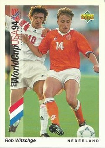 #82 Rob Witschge - Nederland - 1993 Upper Deck World Cup Preview English/Spanish Soccer
