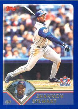 #82 Shannon Stewart - Toronto Blue Jays - 2003 Topps Baseball