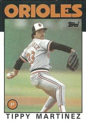 #82 Tippy Martinez - Baltimore Orioles - 1986 Topps Baseball