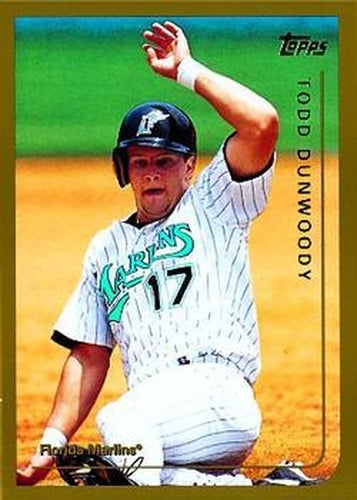 #82 Todd Dunwoody - Florida Marlins - 1999 Topps Baseball