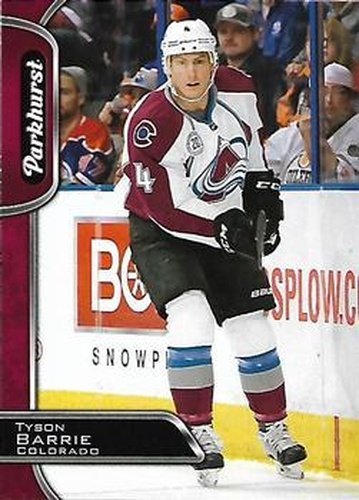 #82 Tyson Barrie - Colorado Avalanche - 2016-17 Parkhurst - Red Hockey