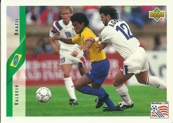 #82 Valdeir - Brazil - 1994 Upper Deck World Cup Contenders English/Spanish Soccer