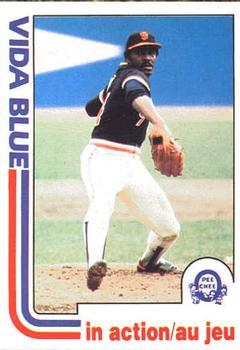 #82 Vida Blue - San Francisco Giants - 1982 O-Pee-Chee Baseball