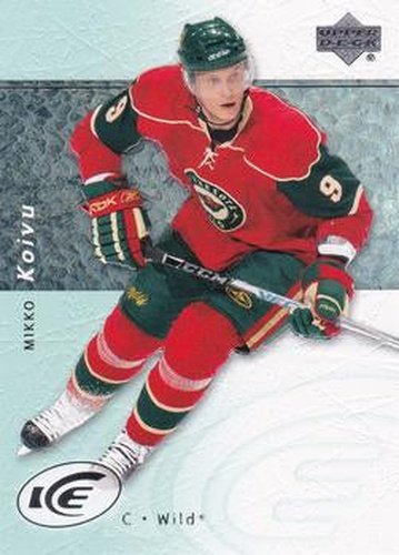 #82 Mikko Koivu - Minnesota Wild - 2007-08 Upper Deck Ice Hockey
