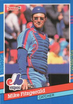 #82 Mike Fitzgerald - Montreal Expos - 1991 Donruss Baseball