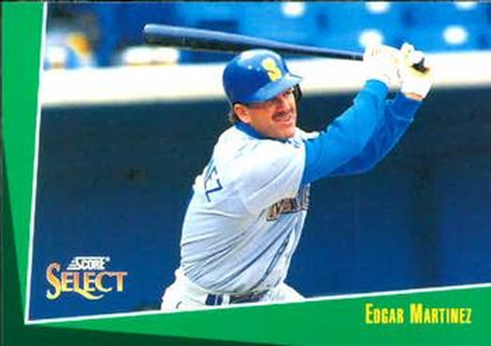 #82 Edgar Martinez - Seattle Mariners - 1993 Select Baseball