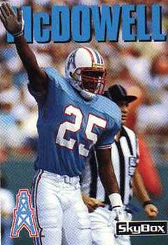 #82 Bubba McDowell - Houston Oilers - 1992 SkyBox Impact Football
