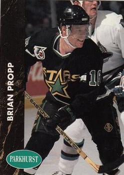 #82 Brian Propp - Minnesota North Stars - 1991-92 Parkhurst Hockey