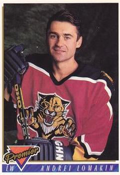 #82 Andrei Lomakin - Florida Panthers - 1993-94 Topps Premier Hockey