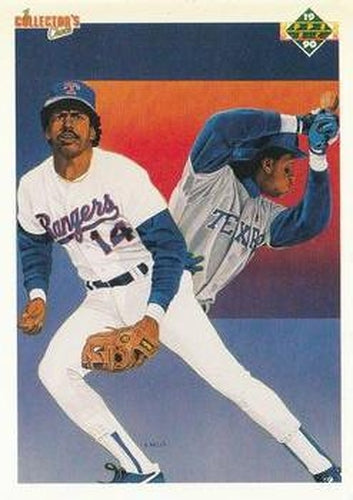 #82 Julio Franco - Texas Rangers - 1990 Upper Deck Baseball