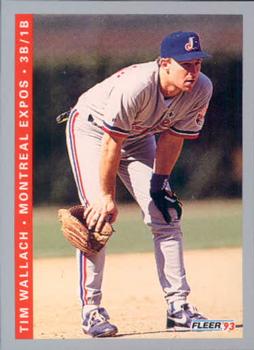 #82 Tim Wallach - Montreal Expos - 1993 Fleer Baseball