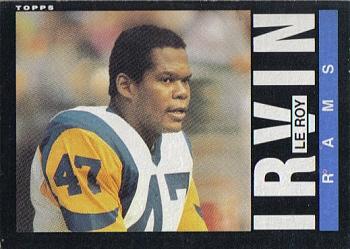 #82 LeRoy Irvin - Los Angeles Rams - 1985 Topps Football