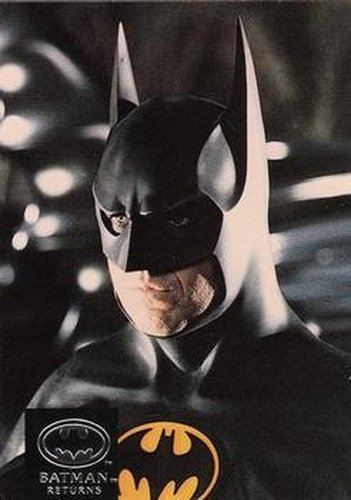 #82 A rendering of Batman in the post-modern worl - 1992 Stadium Club Batman Returns
